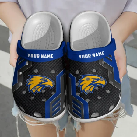 West Coast Eagles Australian Football League Exclusive Logo Crocs HOVA210525AFL09WCE