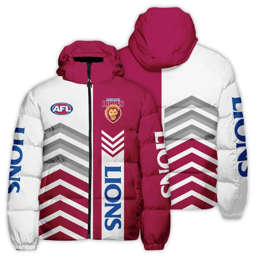 Brisbane Lions Australian Football League Exclusive Logo Down & Puffer Jackets All Over Prints HOAFL230525DPJ01BL - Image 3