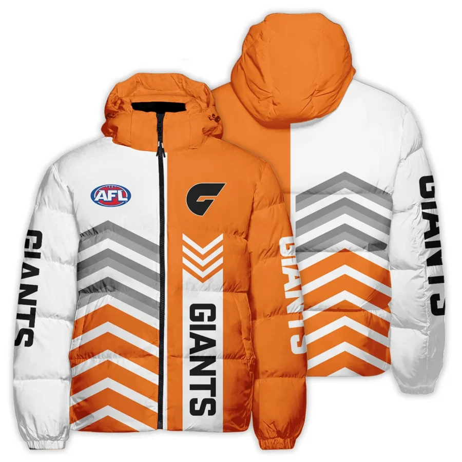 GWS Giants Australian Football League Exclusive Logo Down & Puffer Jackets All Over Prints HOAFL230525DPJ01GWS - Image 3