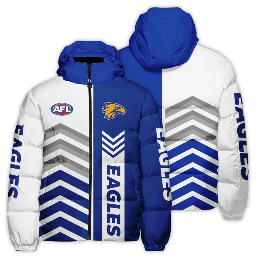 West Coast Eagles Australian Football League Exclusive Logo Down & Puffer Jackets All Over Prints HOAFL230525DPJ01WCE - Image 3
