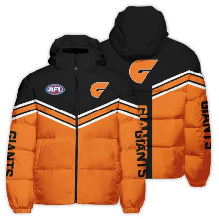 GWS Giants Australian Football League Exclusive Logo Down & Puffer Jackets All Over Prints HOAFL240525DPJ01GWS