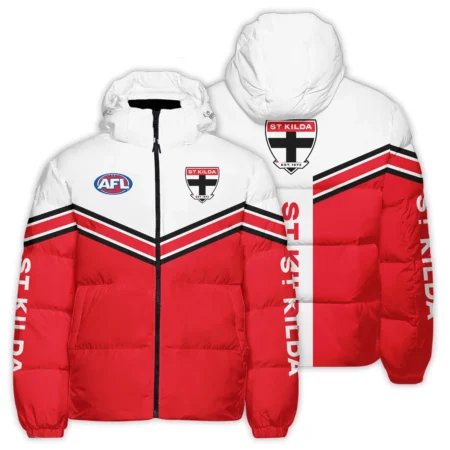 St Kilda Saints Australian Football League Exclusive Logo Down & Puffer Jackets All Over Prints HOAFL240525DPJ01STK