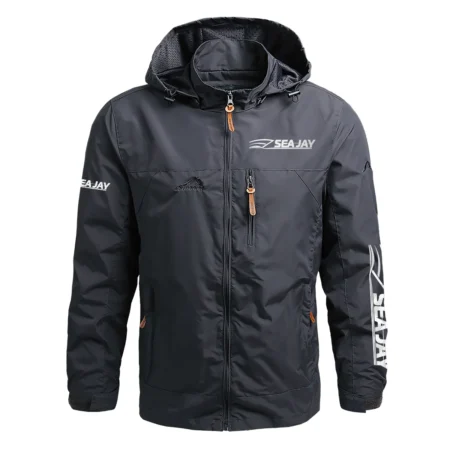 Sea Jay Exclusive Logo Waterproof Outdoor Jacket QTFS270425AU1SJB