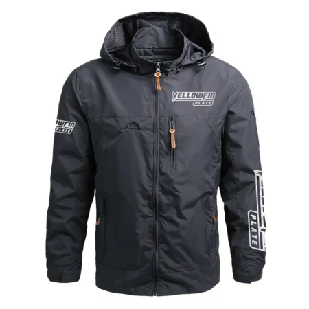 Yellowfin Plate Exclusive Logo Waterproof Outdoor Jacket QTFS270425AU1YPB