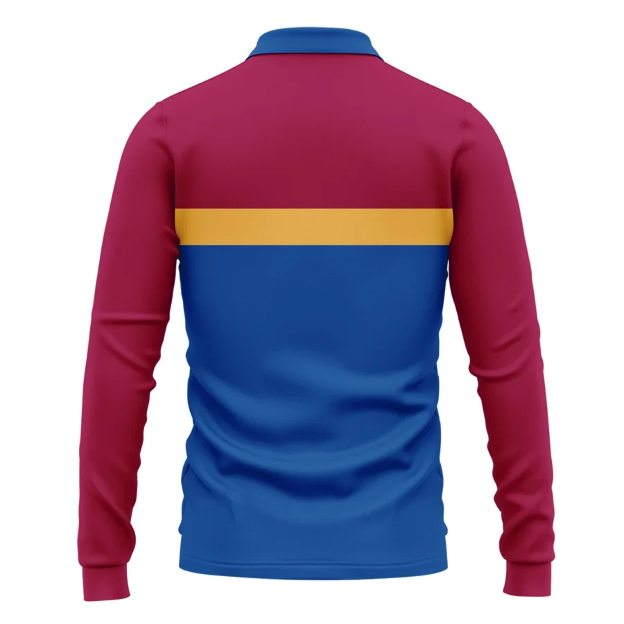 Brisbane Lions Australian Football League Exclusive Logo Long Polo Shirt HOAFL140525A01BLLPL - Image 2