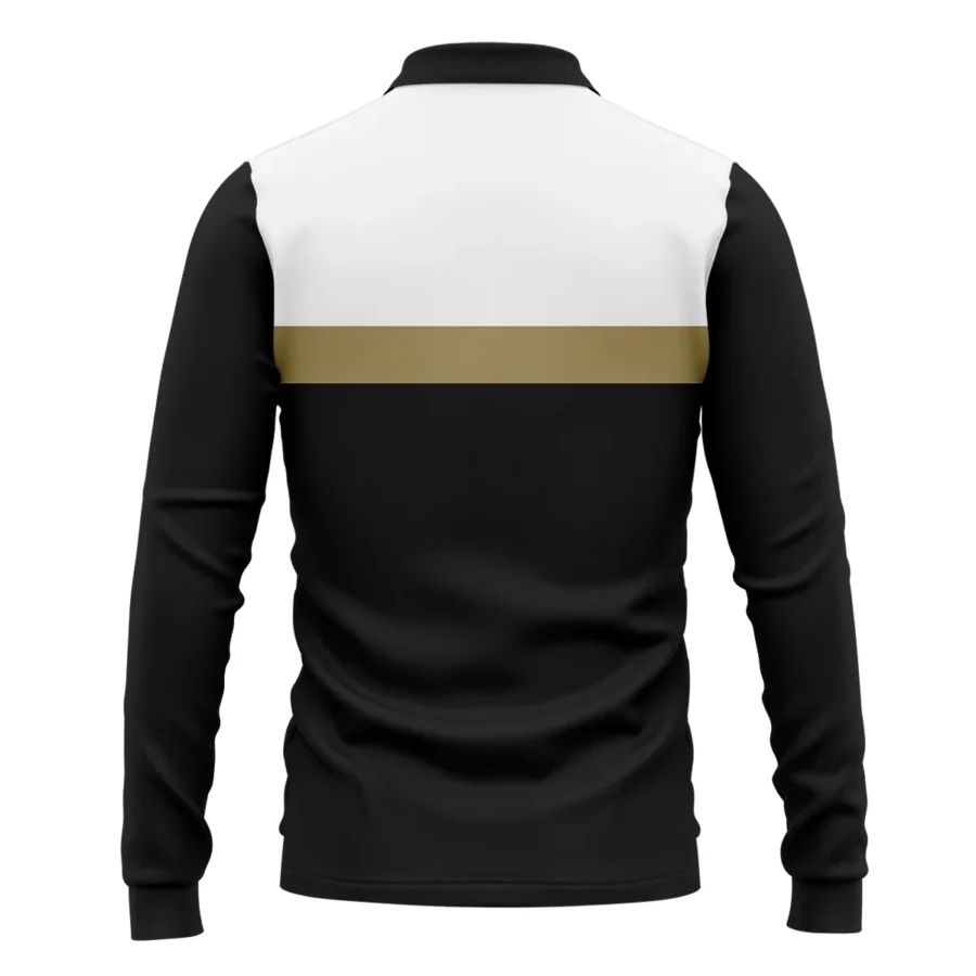 Collingwood Australian Football League Exclusive Logo Long Polo Shirt HOAFL140525A01COLLLPL - Image 2