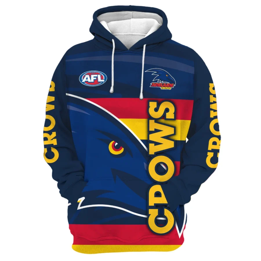 Adelaide Crows Australian Football League Exclusive Logo Hoodie HOAFL130525A02ADELHD
