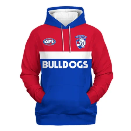 Western Bulldogs Australian Football League Exclusive Logo Hoodie HOAFL140525A01WBHD