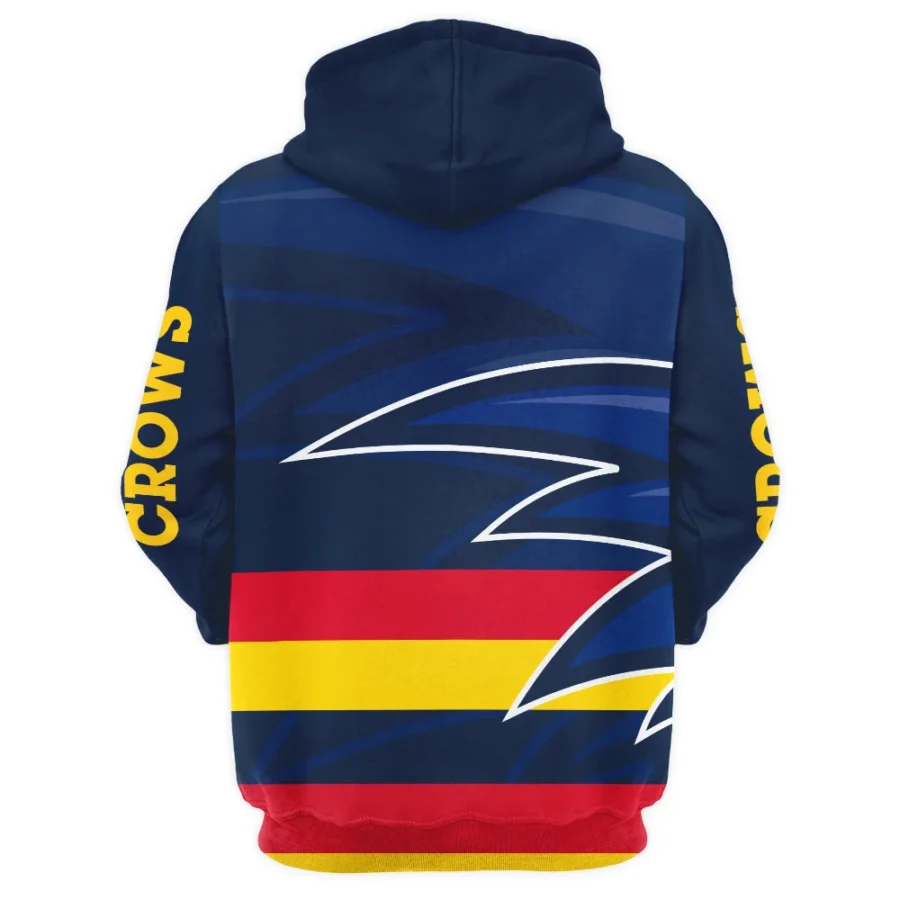 Adelaide Crows Australian Football League Exclusive Logo Hoodie HOAFL130525A02ADELHD - Image 2