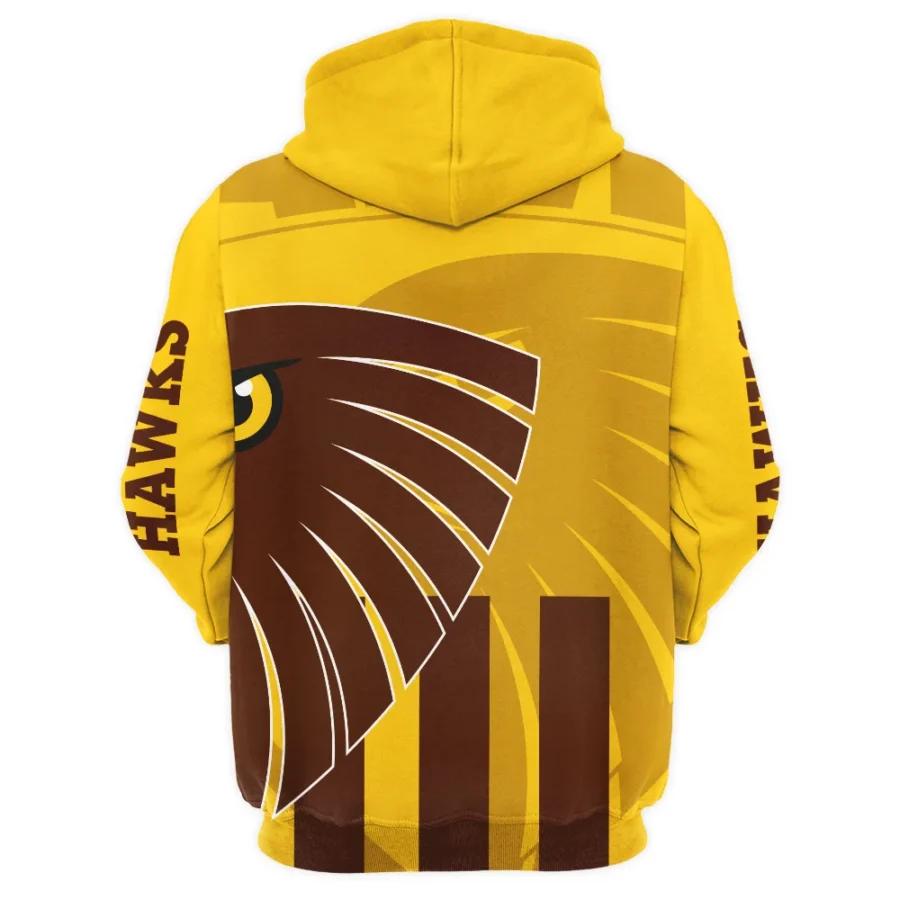 Hawthorn Hawks Australian Football League Exclusive Logo Hoodie HOAFL130525A02HAWHD - Image 2