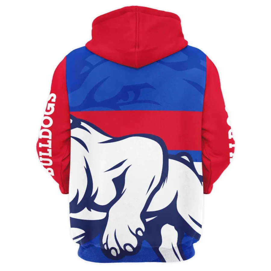 Western Bulldogs Australian Football League Exclusive Logo Hoodie HOAFL130525A02WBHD - Image 2