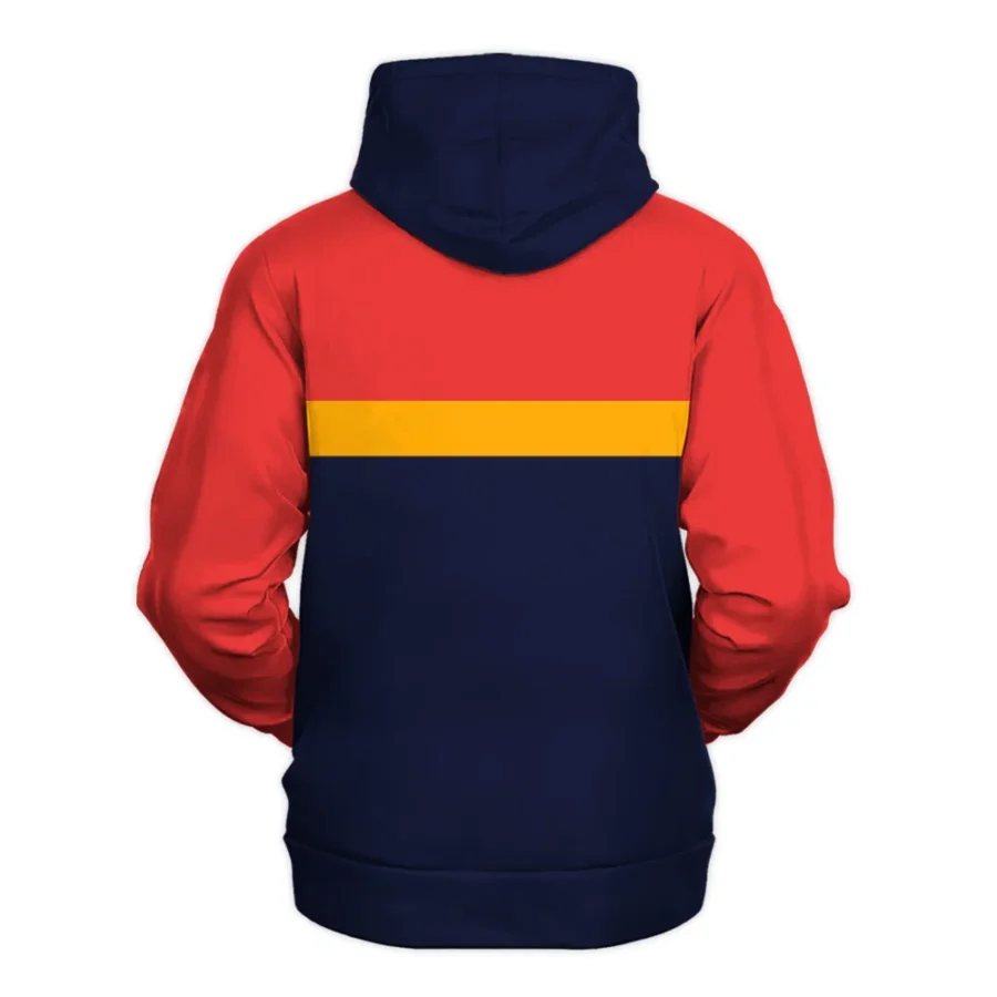 Adelaide Crows Australian Football League Exclusive Logo Zipper Hoodie HOAFL140525A01ADELZHD - Image 2