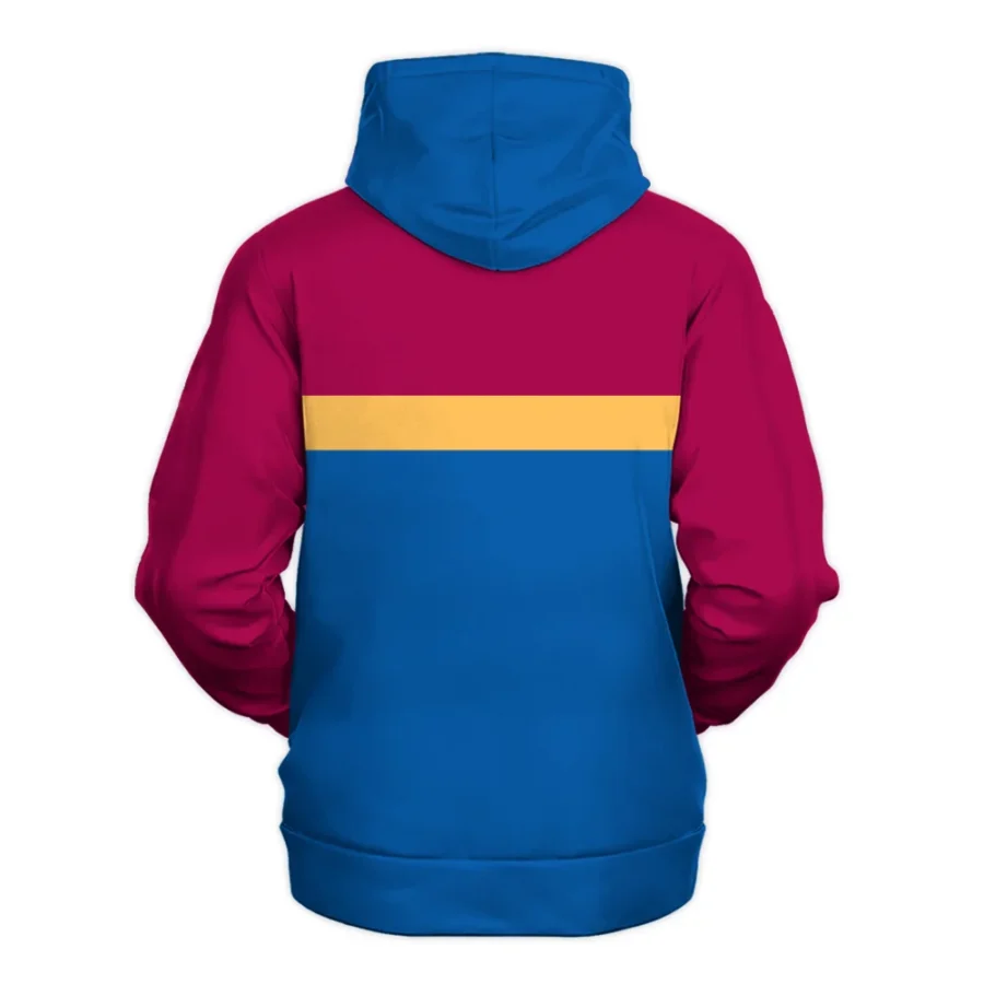 Brisbane Lions Australian Football League Exclusive Logo Zipper Hoodie HOAFL140525A01BLZHD - Image 2