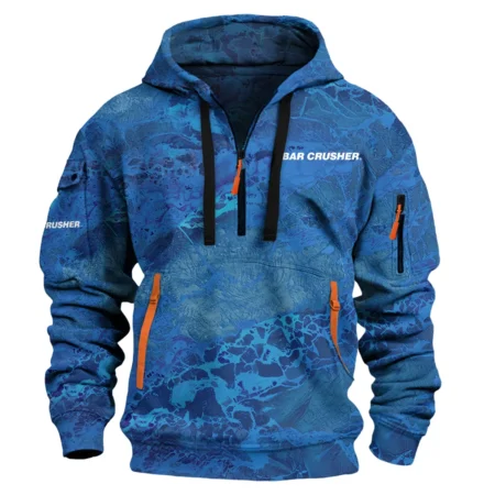 Bar Crusher Fishing AU Exclusive Logo Hoodie Half Zipper HOFS060525AU2BCR