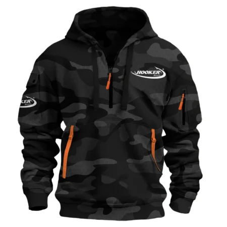 Hooker Boats Fishing AU Exclusive Logo Hoodie Half Zipper HOFS060525AU3HOO
