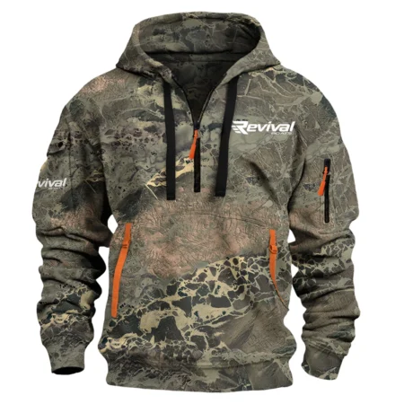 Revival Boats Fishing AU Exclusive Logo Hoodie Half Zipper HOFS060525AU2RVB