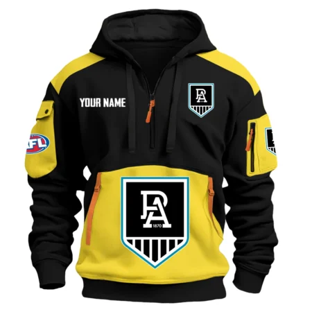 Port Adelaide Power Australian Football League Exclusive Logo Hoodie Half Zipper HOAFL190525A01PORT