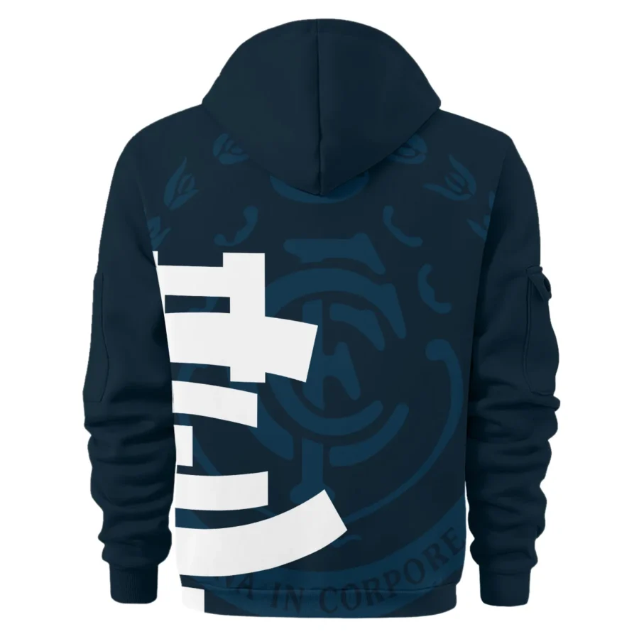 Carlton Blues Australian Football League Exclusive Logo Hoodie Half Zipper HOAFL120525A01CARL - Image 2