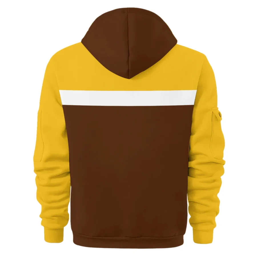 Hawthorn Hawks Australian Football League Exclusive Logo Hoodie Half Zipper HOAFL140525A01HAWHDF - Image 2