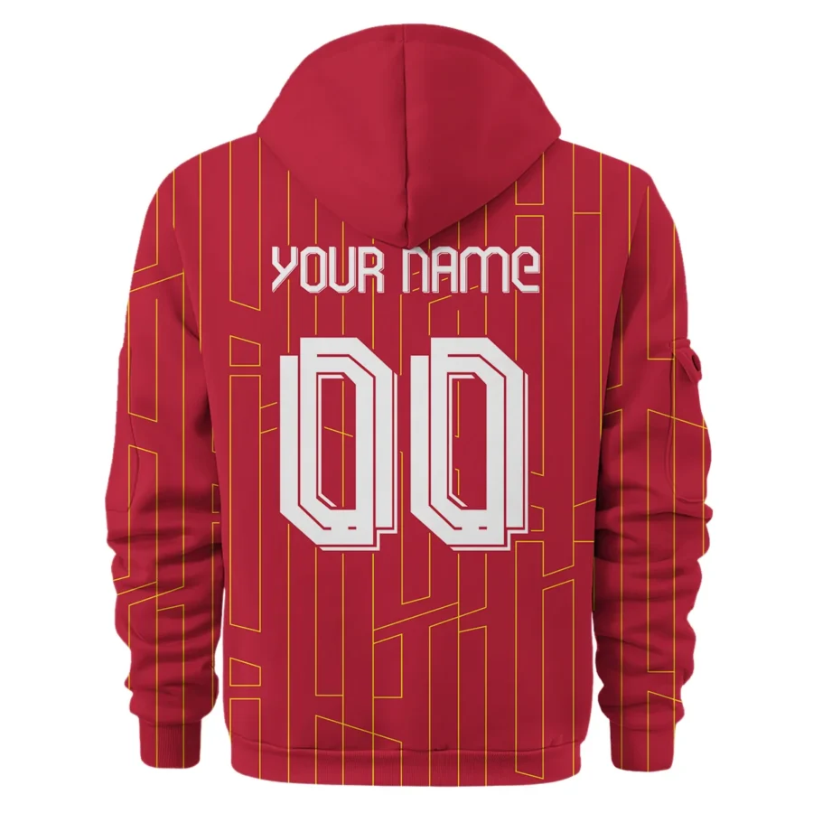 2024–25 PREMIER LEAGUE X LIVERPOOL F.C Exclusive Logo - Hoodie Half Zipper HOPRL050525LVP05HDF - Image 3