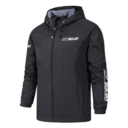 Sea Jay Fishing AU Exclusive Logo Windbreaker Rain Jacket HOFS160525A01SJB