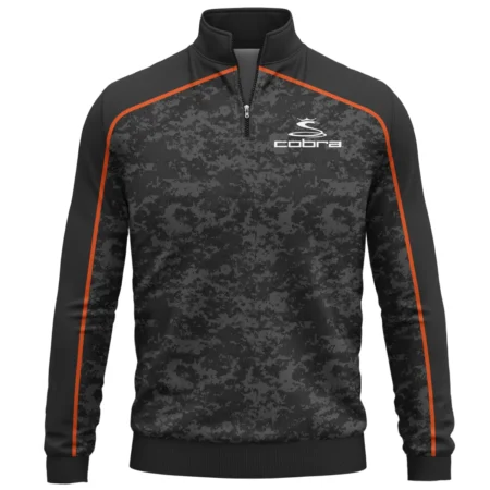 Cobra Golf Brand Exclusive Logo All Over Print Quarter Zip Sweatshirt HOGOF290525A01CB