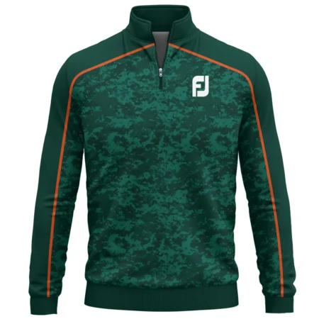FootJoy Brand Exclusive Logo All Over Print Quarter Zip Sweatshirt HOGOF290525A01FJ