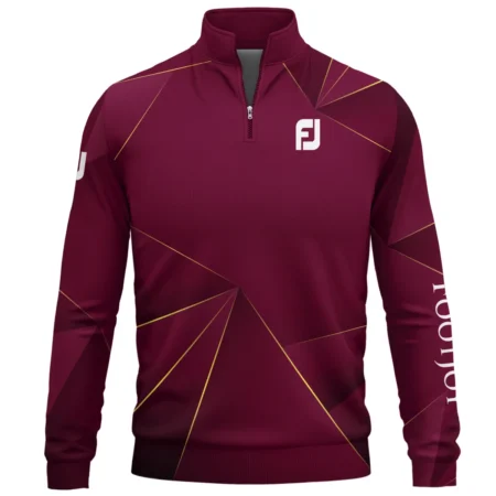 FootJoy Brand Exclusive Logo All Over Print Quarter Zip Sweatshirt HOGF310525A01FJ