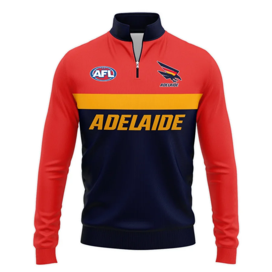 Adelaide Crows Australian Football League Exclusive Logo Quarter Zip Sweatshirt HOAFL140525A01ADELQTZ