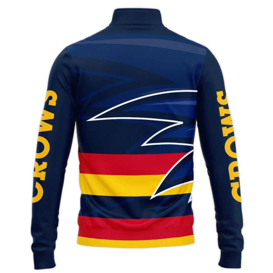 Adelaide Crows Australian Football League Exclusive Logo Quarter Zip Sweatshirt HOAFL130525A02ADELQTZ - Image 2