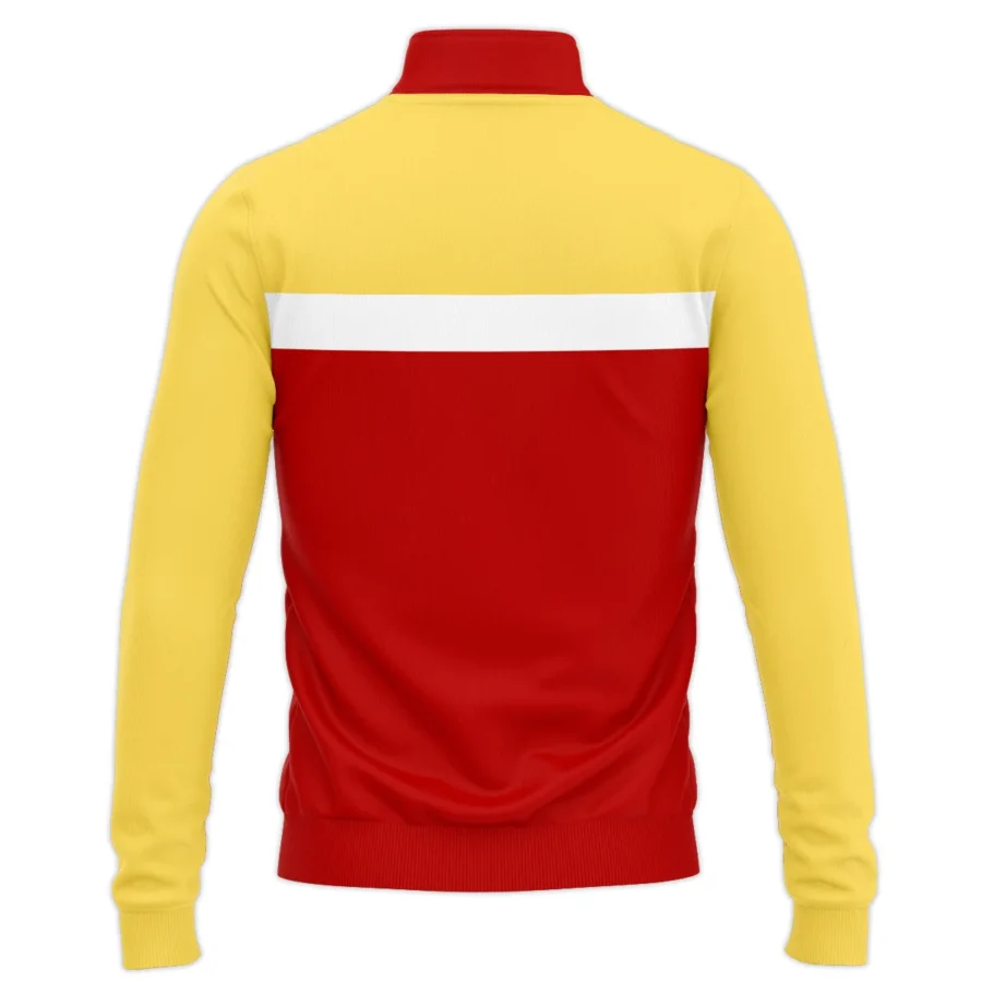 Gold Coast SUNS Australian Football League Exclusive Logo Quarter Zip Sweatshirt HOAFL140525A01GCFCQTZ - Image 2