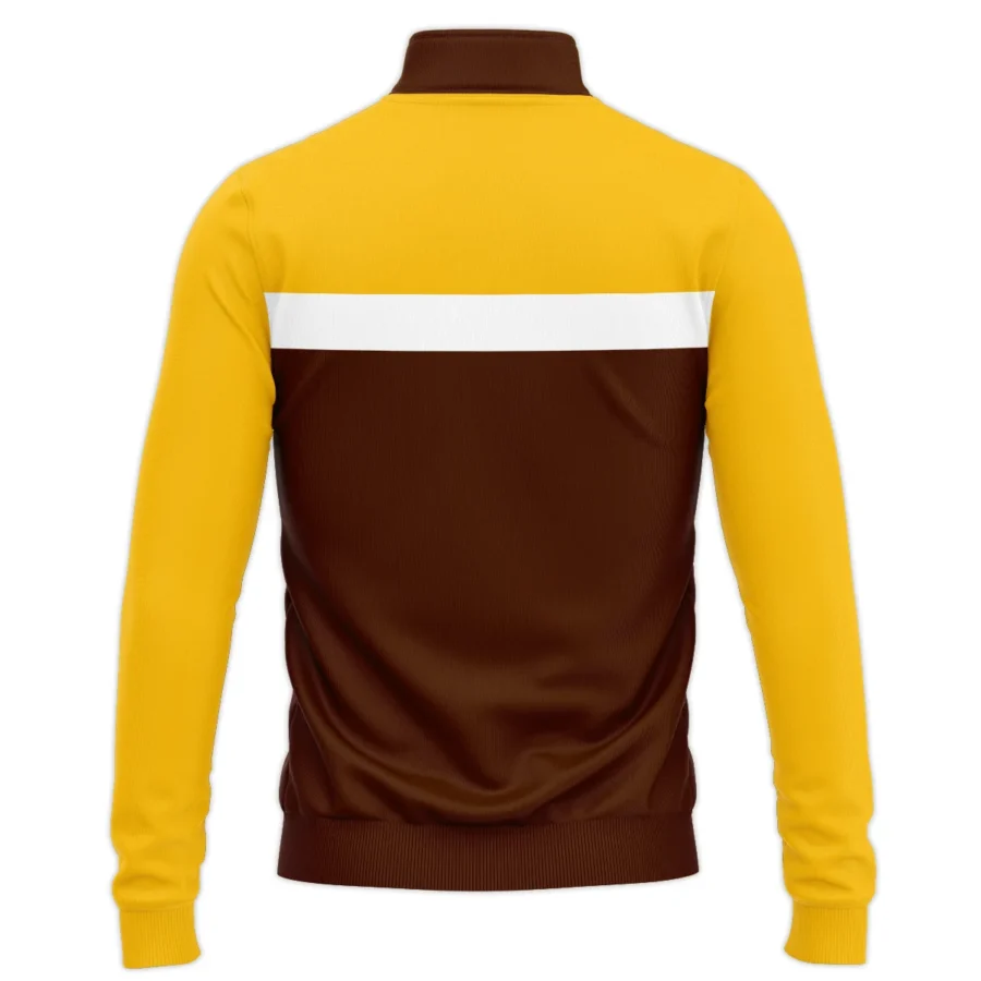 Hawthorn Hawks Australian Football League Exclusive Logo Quarter Zip Sweatshirt HOAFL140525A01HAWQTZ - Image 2