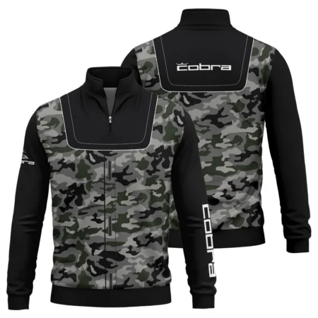 Cobra Golf Brand Exclusive Logo All Over Print Quarter Zip Sweatshirt HOGOF280525A01CB