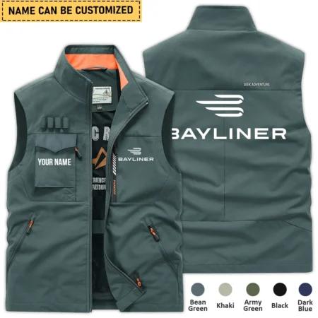 Bayliner Fishing AU Exclusive Logo Outdoor Sleeveless Vest HOFS140525A01BYL