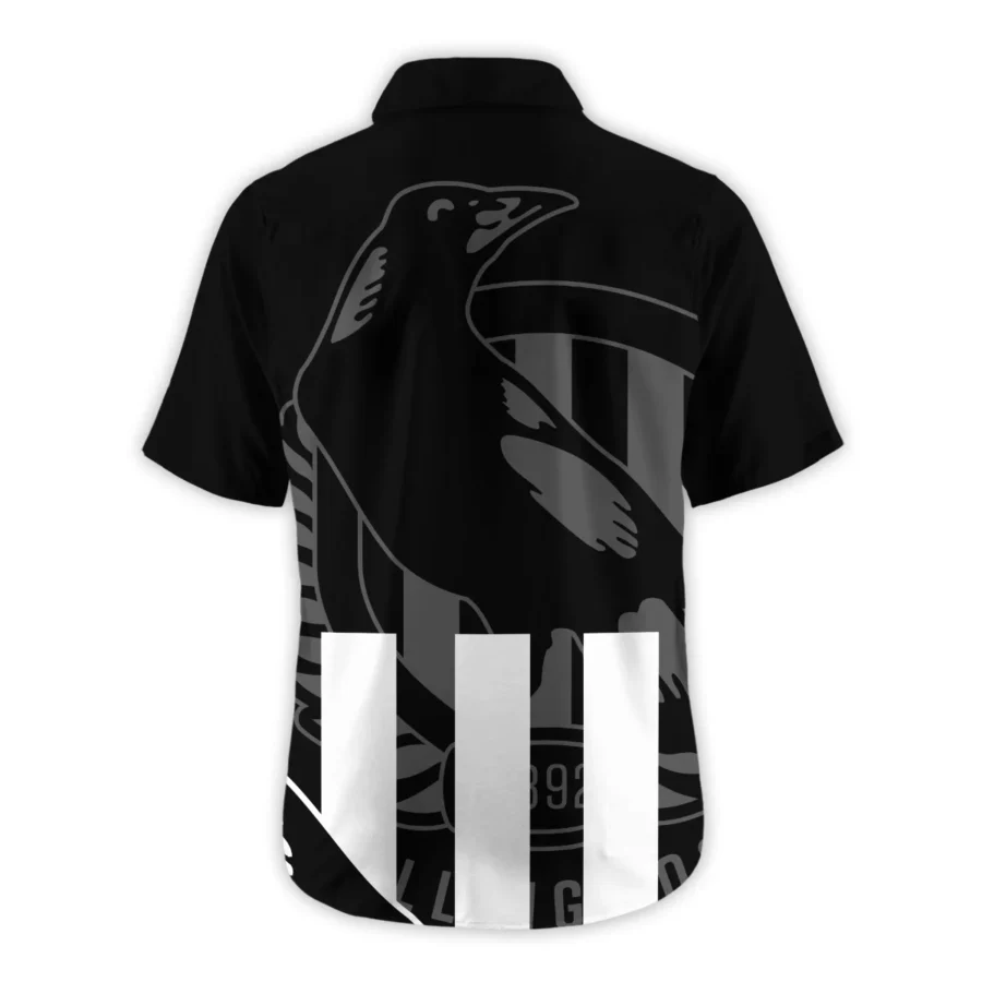 Collingwood Magpies Australian Football League Exclusive Logo Hawaiian Shirt HOAFL130525A02COLLHW - Image 2