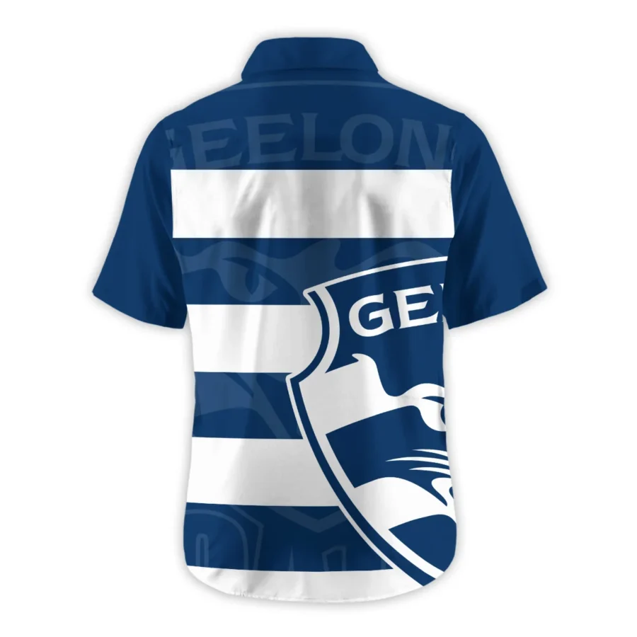 Geelong Cats Australian Football League Exclusive Logo Hawaiian Shirt HOAFL130525A02GEELHW - Image 2
