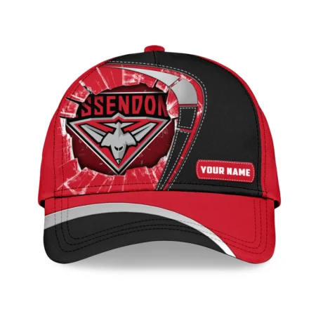Essendon Bombers Australian Football League Exclusive Logo Caps All Over Prints HOAFL220525CAP01ESS