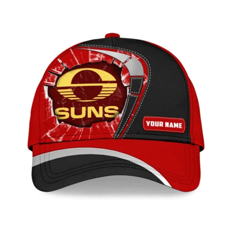 Gold Coast SUNS Australian Football League Exclusive Logo Caps All Over Prints HOAFL220525CAP01GCFC