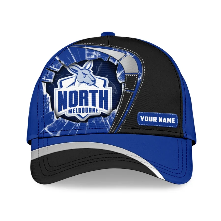 North Melbourne Kangaroos Australian Football League Exclusive Logo Caps All Over Prints HOAFL220525CAP01NMFC