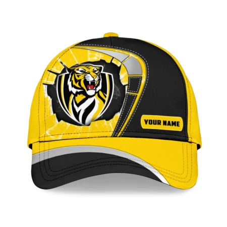 Richmond Tigers Australian Football League Exclusive Logo Caps All Over Prints HOAFL220525CAP01RICH