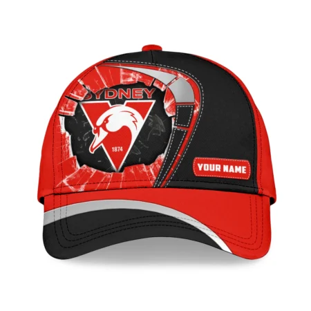 Sydney Swans Australian Football League Exclusive Logo Caps All Over Prints HOAFL220525CAP01SYD