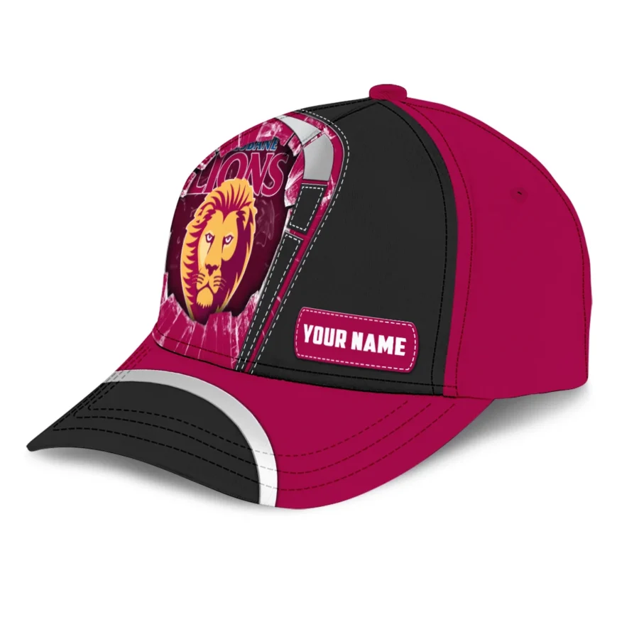 Brisbane Lions Australian Football League Exclusive Logo Caps All Over Prints HOAFL220525CAP01BL - Image 2
