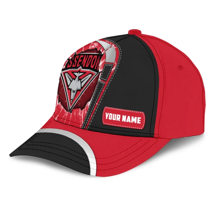 Essendon Bombers Australian Football League Exclusive Logo Caps All Over Prints HOAFL220525CAP01ESS - Image 2