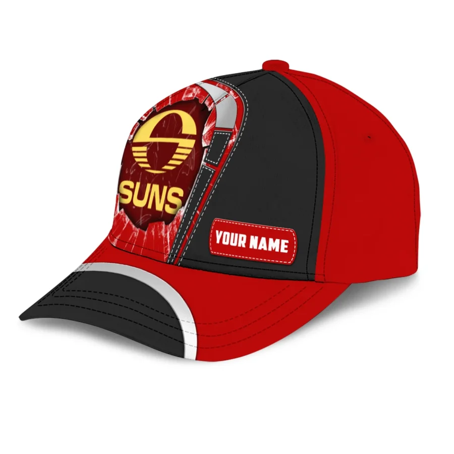 Gold Coast SUNS Australian Football League Exclusive Logo Caps All Over Prints HOAFL220525CAP01GCFC - Image 2