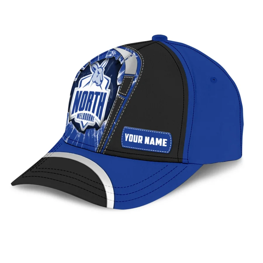North Melbourne Kangaroos Australian Football League Exclusive Logo Caps All Over Prints HOAFL220525CAP01NMFC - Image 2