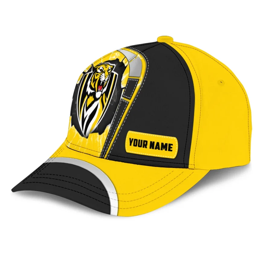 Richmond Tigers Australian Football League Exclusive Logo Caps All Over Prints HOAFL220525CAP01RICH - Image 2
