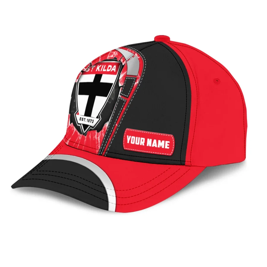 St Kilda Saints Australian Football League Exclusive Logo Caps All Over Prints HOAFL220525CAP01STK - Image 2