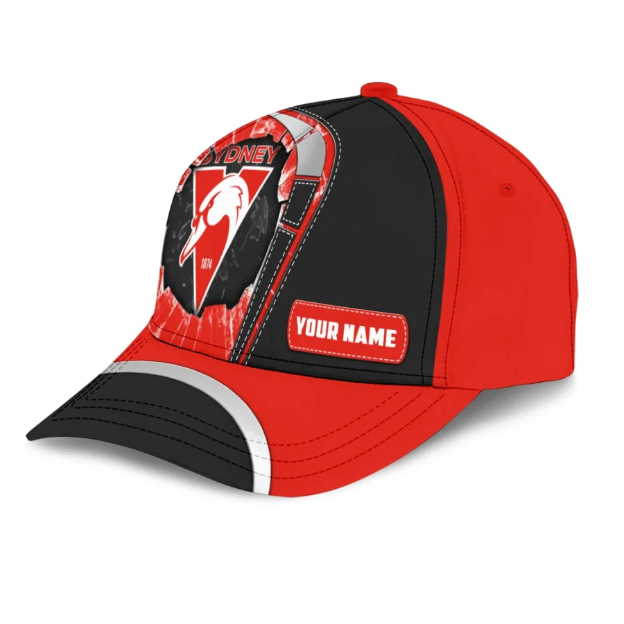 Sydney Swans Australian Football League Exclusive Logo Caps All Over Prints HOAFL220525CAP01SYD - Image 4