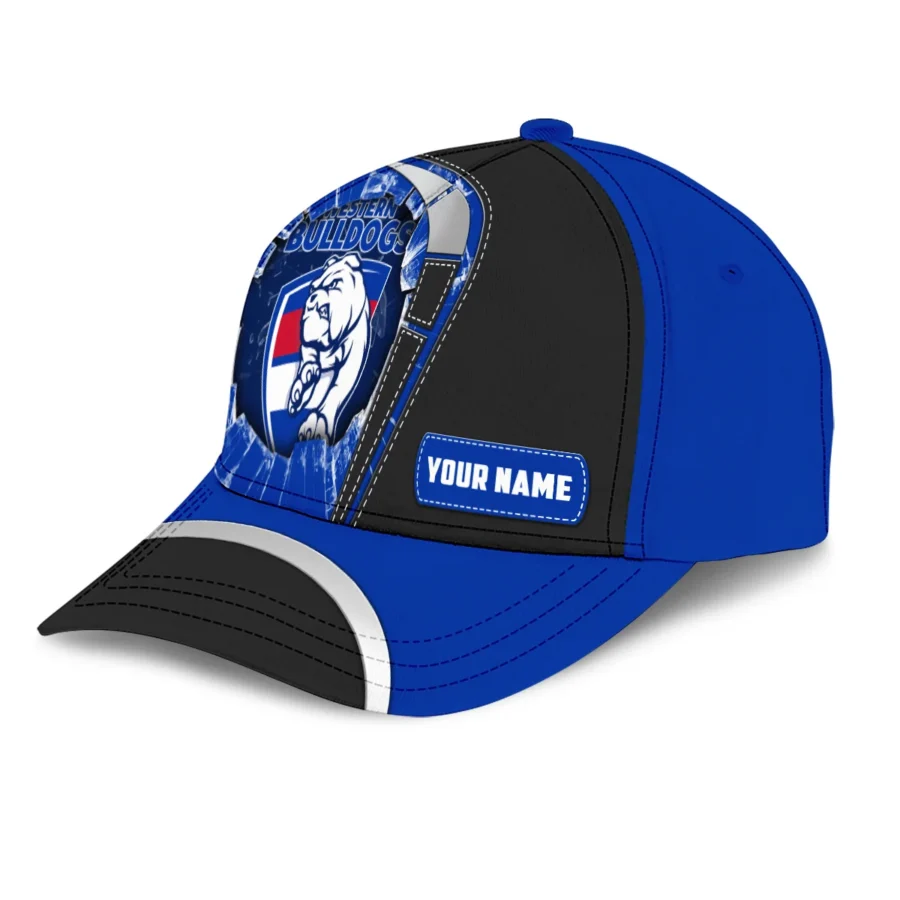 Western Bulldogs Australian Football League Exclusive Logo Caps All Over Prints HOAFL220525CAP01WB - Image 2