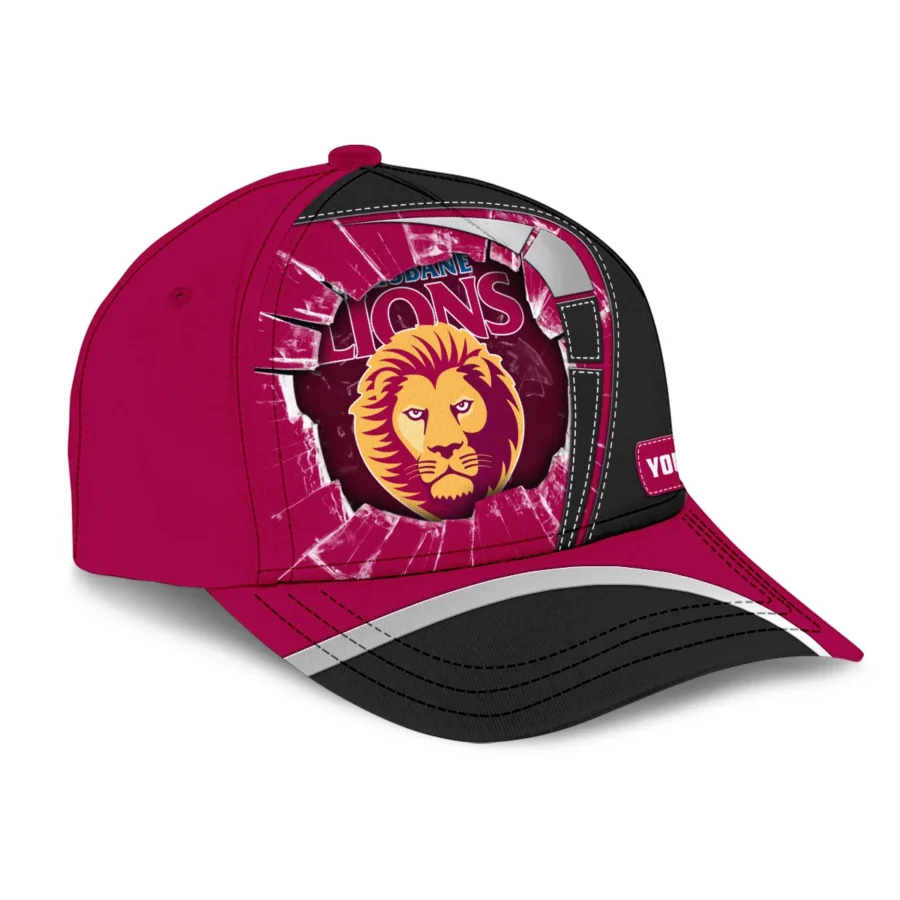 Brisbane Lions Australian Football League Exclusive Logo Caps All Over Prints HOAFL220525CAP01BL - Image 3